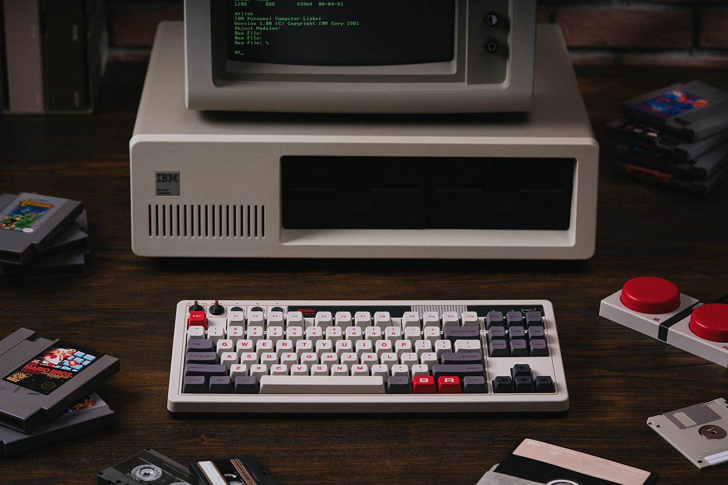Foto 8 pulgar | Teclado Retromecánico Bluetooth De 8 Bitdos/2.4g/usb-c - N - Venta Internacional.