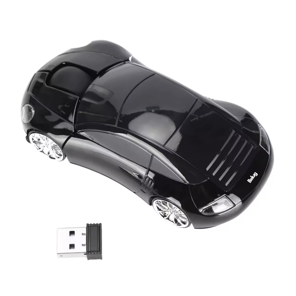 Foto 1 | Mouse Inalámbrico Para Ergonómico Coche Mouse Game Usb + 2.4, Belug Negro