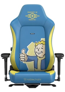 Foto 2 | Silla Gamer Noblechairs Reclinable Azul
