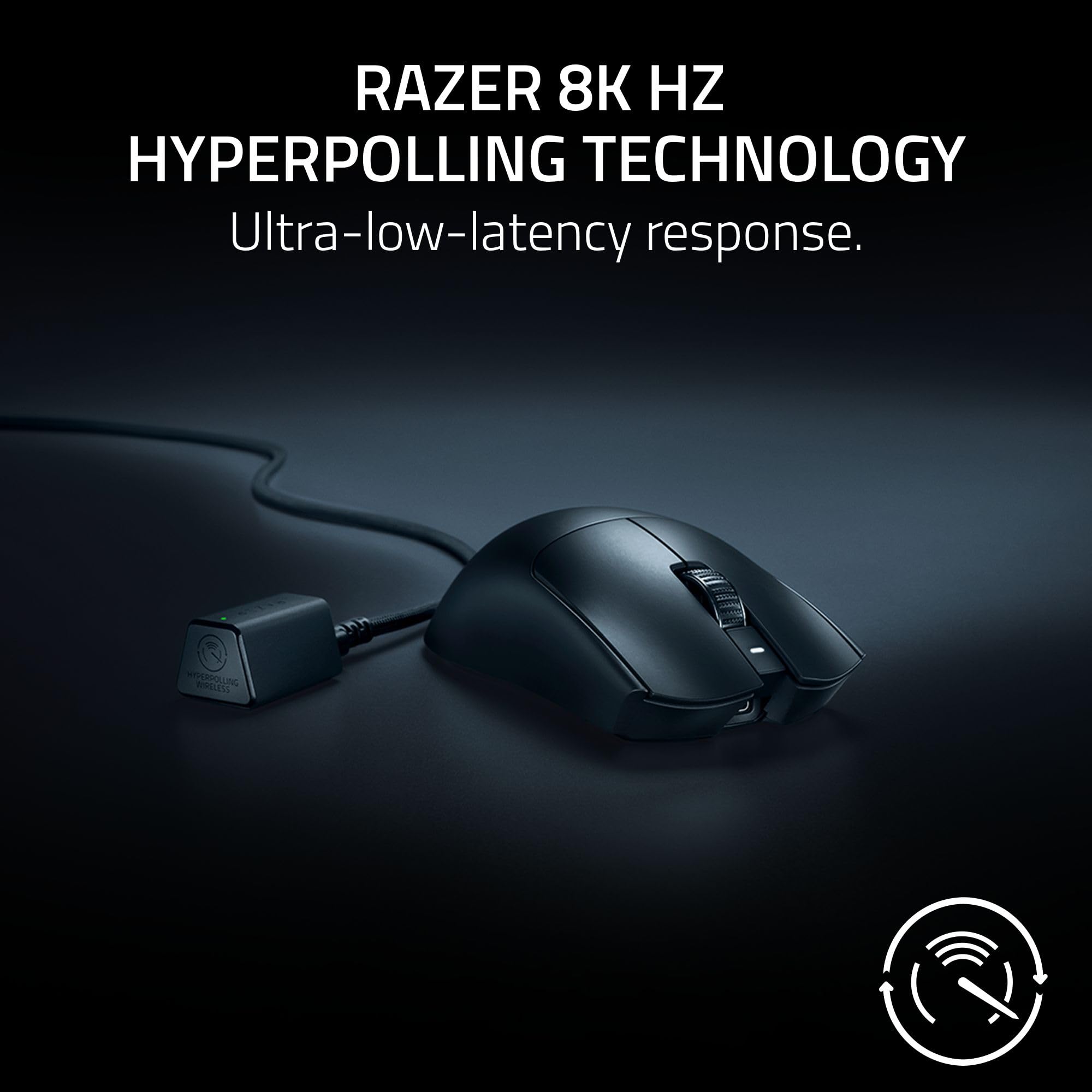 Foto 6 pulgar | Ratón Inalámbrico Para Juegos Razer Viper V3 Pro 35,000 Dpi Negro - Venta Internacional.