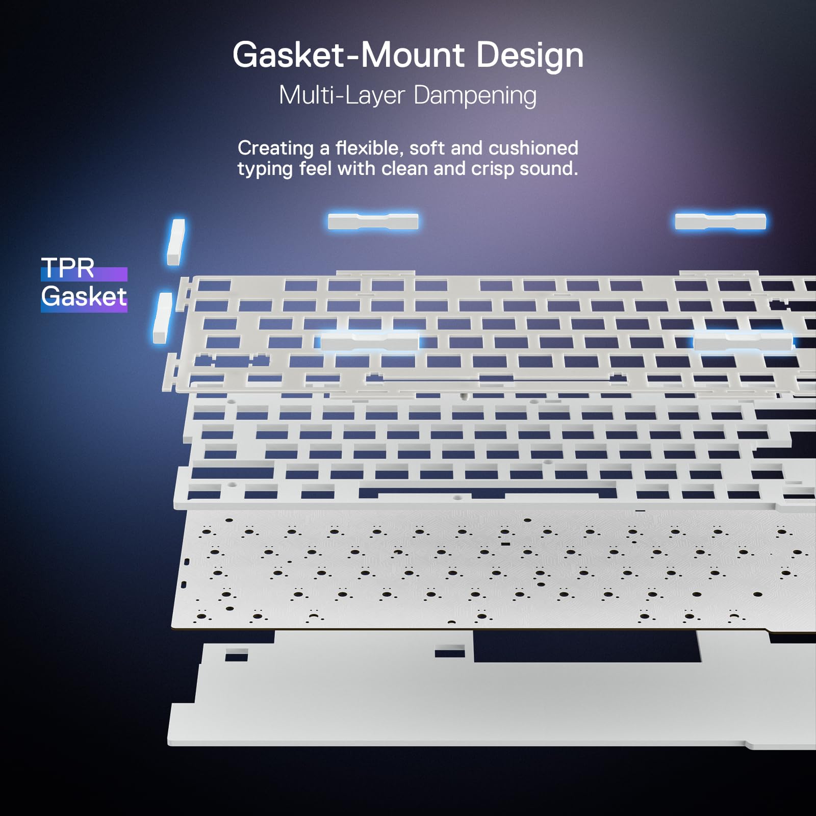 Foto 5 | Teclado Para Juegos Redragon K673 Pro 75% Inalámbrico Rgb - Venta Internacional.