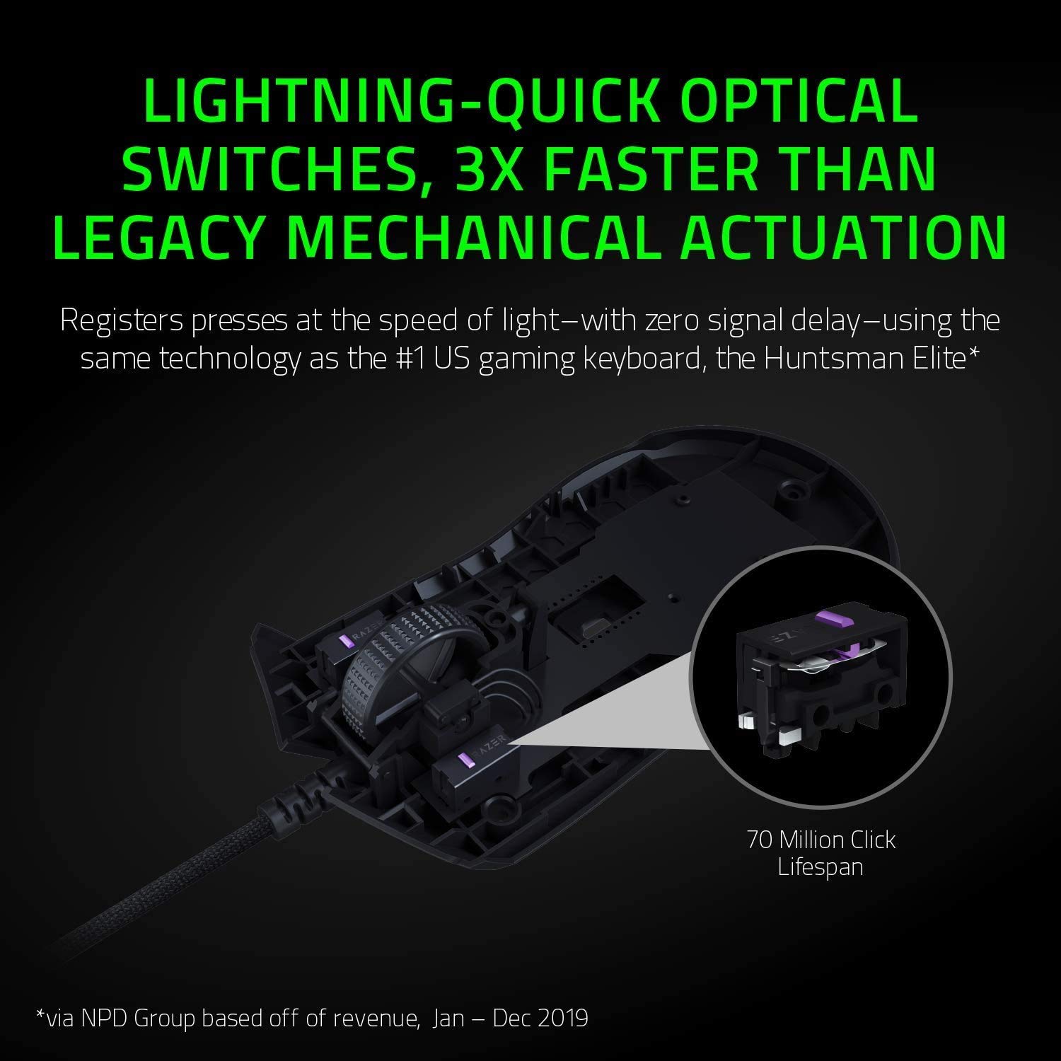 Foto 5 | Ratón Para Juegos Razer Viper Ultralight Con Cable 16,000 Dpi - Venta Internacional.