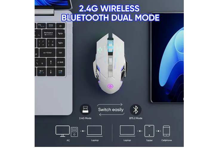 Foto 3 pulgar | Mouse Gamer Xtellar Inalámbrico