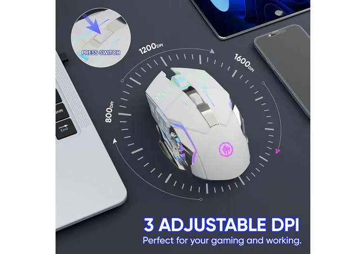 Foto 4 pulgar | Mouse Gamer Xtellar Inalámbrico