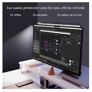 Foto 3 | Luz Led Usb Rgb De 42 Cm Para Ordenador Portátil Con Monitor Lab.g Negro