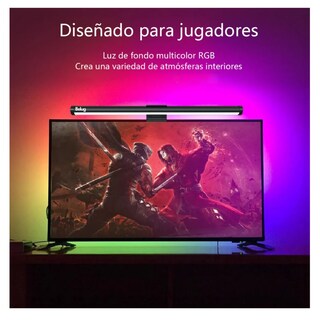 Foto 2 | Luz Led Usb Rgb De 42 Cm Para Ordenador Portátil Con Monitor Belug Negro