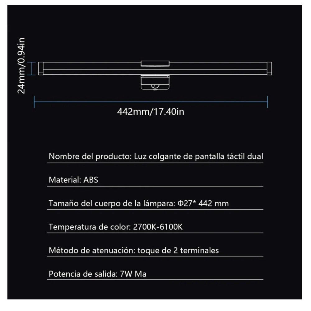 Foto 5 pulgar | Luz Led Usb Rgb De 42 Cm Para Ordenador Portátil Con Monitor Belug  Negro