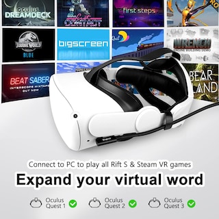 Foto 2 | Cable De Enlace Kuject De 6 M Compatible Con Quest 3/2, Rift S/steam Vr - Venta Internacional.