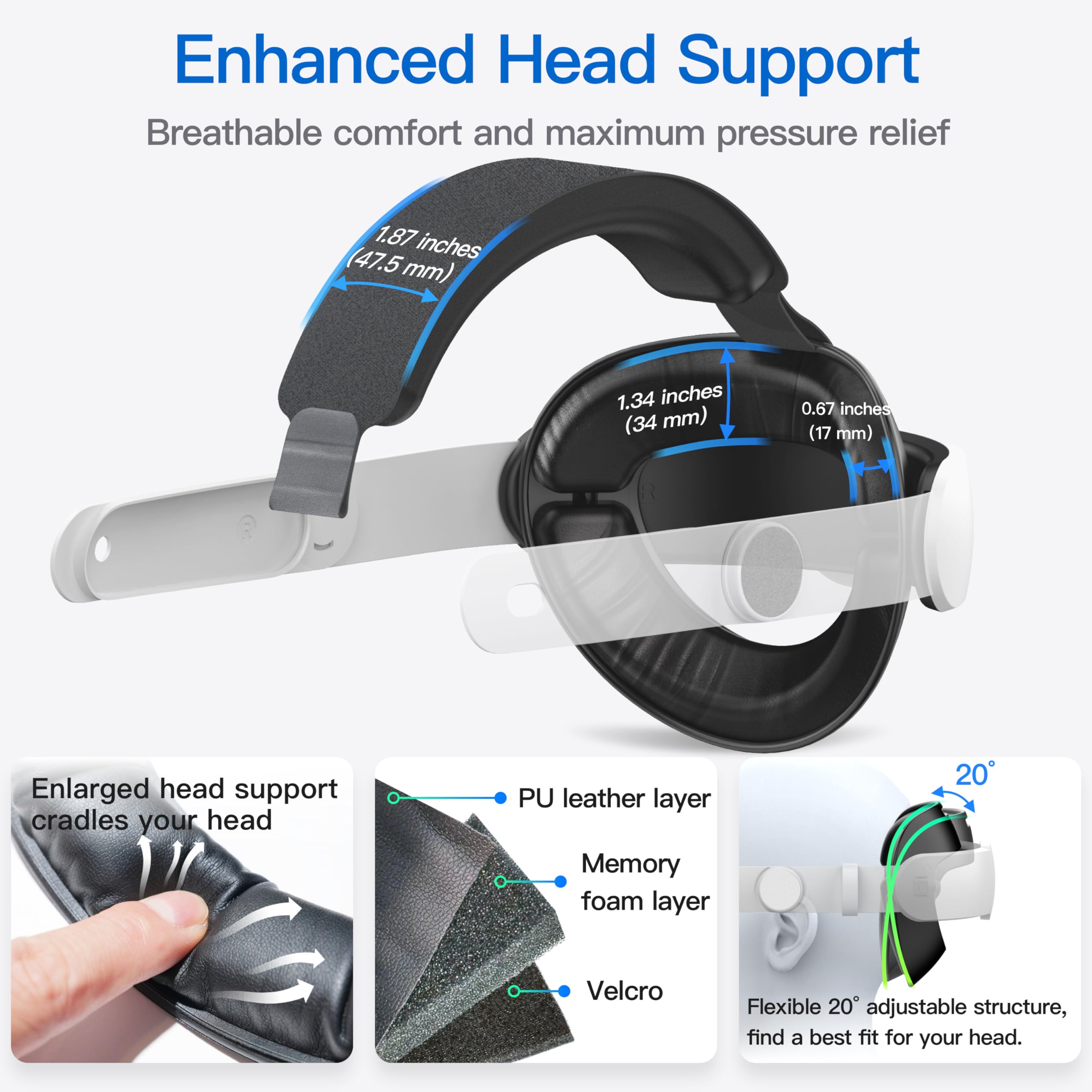 Foto 4 pulgar | Accesorios para Correas Damonlight Oculus Quest 3 - Venta Internacional