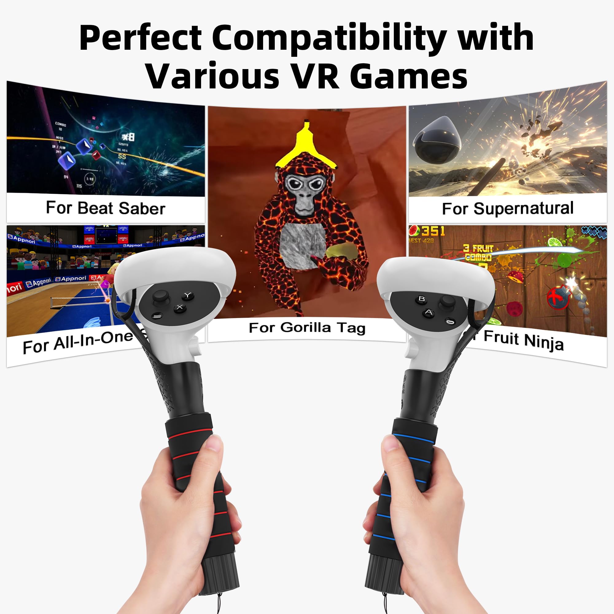 Foto 3 pulgar | Accesorios De Manija De Mando Amvr Para Oculus Quest 2/quest/rift S - Venta Internacional.