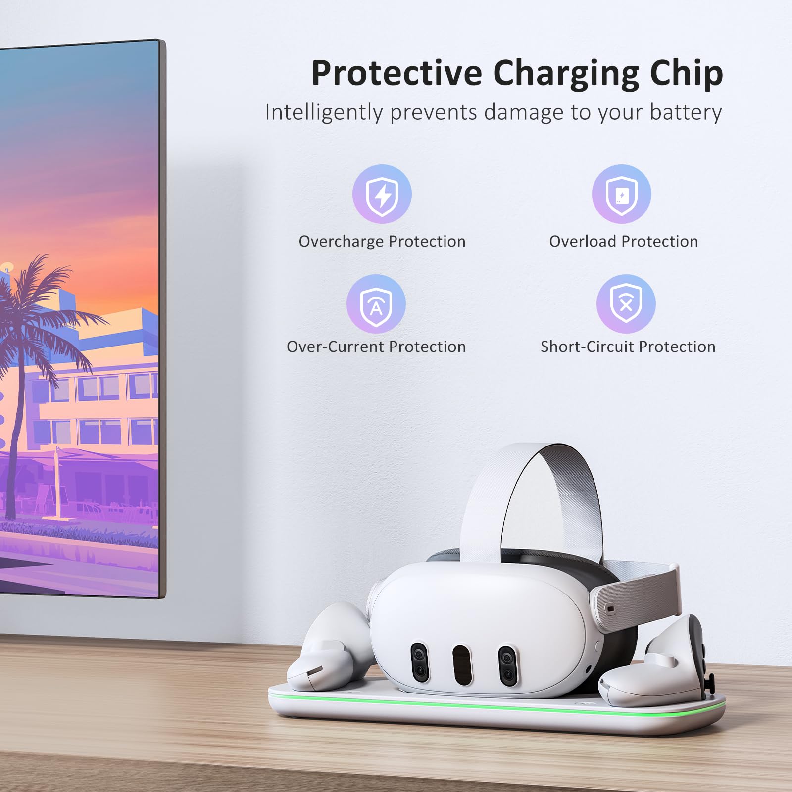 Foto 5 | Base De Carga Nexigo (gen 4) Para Oculus Quest 3 Con 2 Baterías - Venta Internacional.