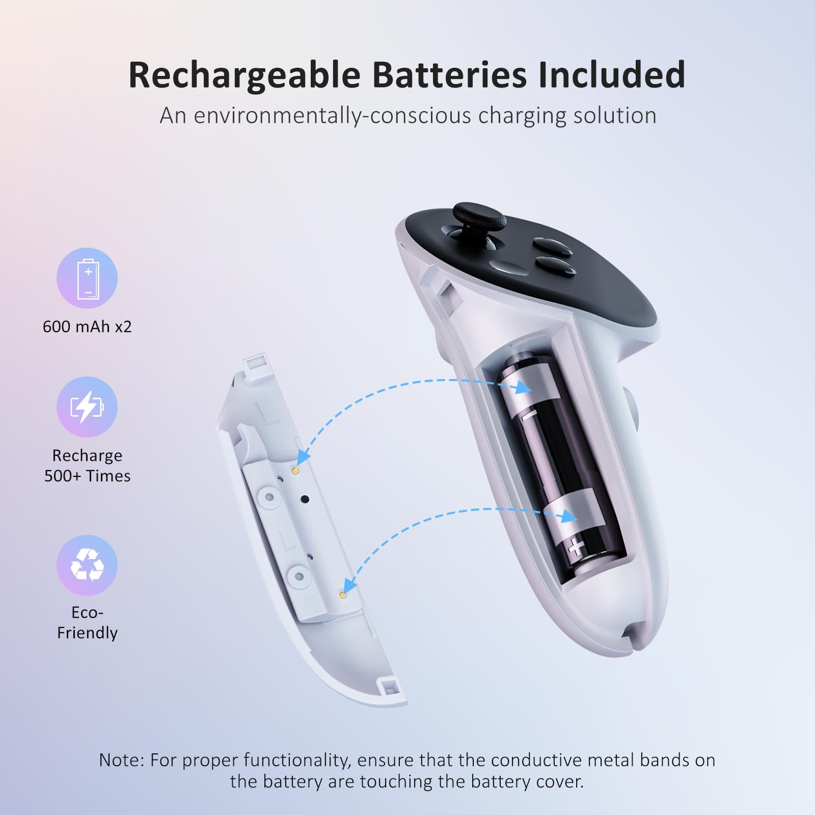 Foto 6 | Base De Carga Nexigo (gen 4) Para Oculus Quest 3 Con 2 Baterías - Venta Internacional.