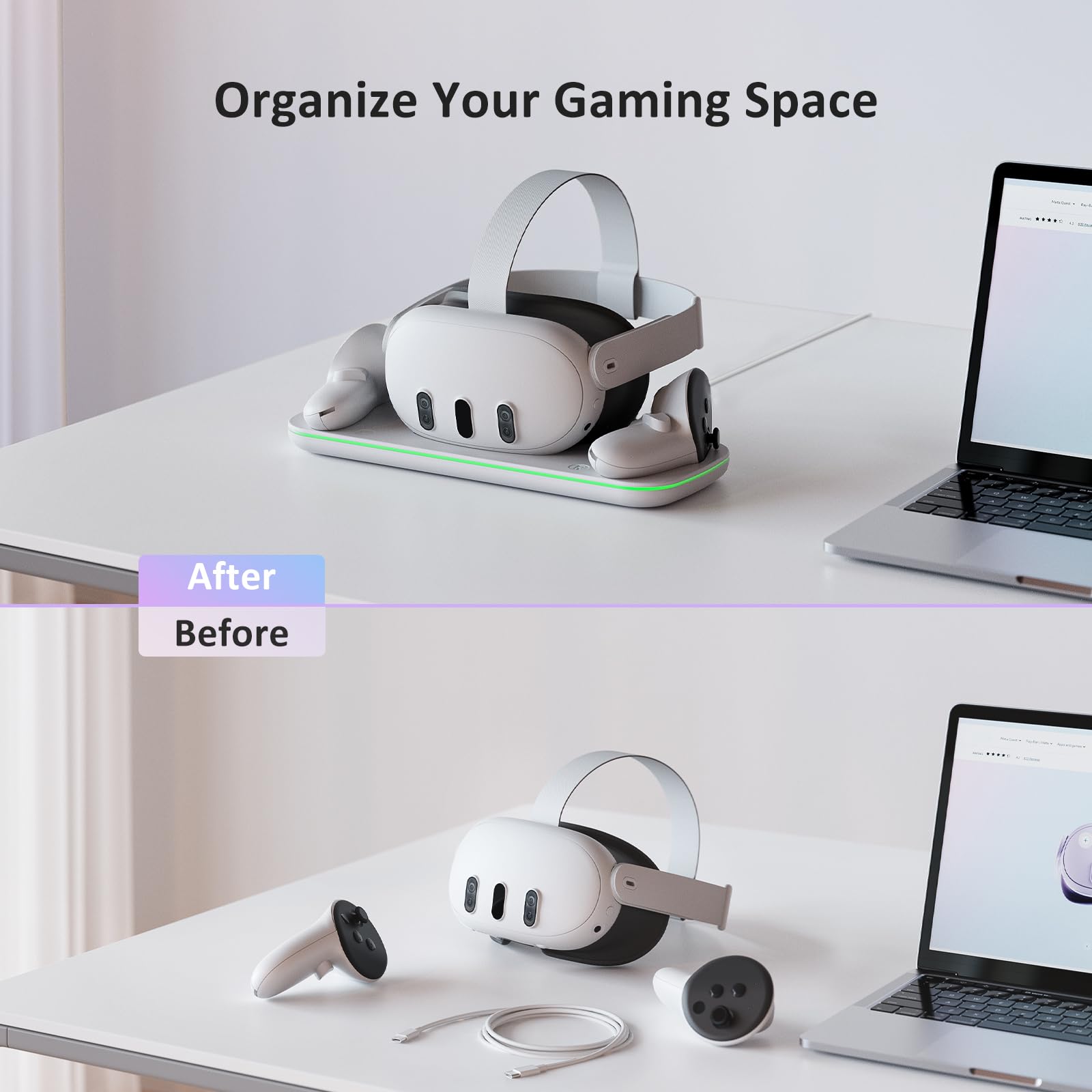 Foto 7 | Base De Carga Nexigo (gen 4) Para Oculus Quest 3 Con 2 Baterías - Venta Internacional.