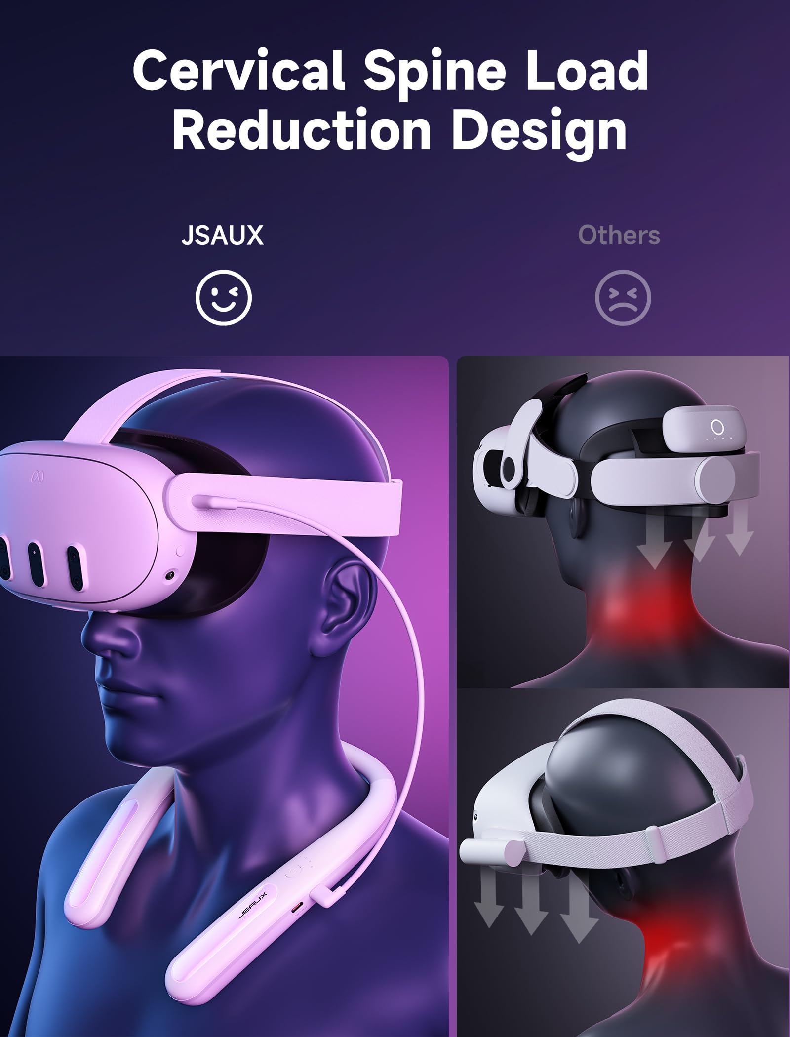 Foto 6 pulgar | Paquete De Baterías Jsaux, Cargador Rápido Pd De 10000 Mah Para Oculus Quest - Venta Internacional.