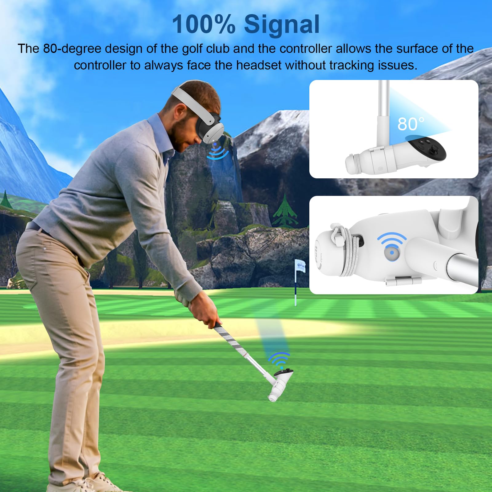 Foto 5 pulgar | Accesorio Amvr Para Palo De Golf Meta/oculus Quest 3 Vr Golf+ - Venta Internacional.