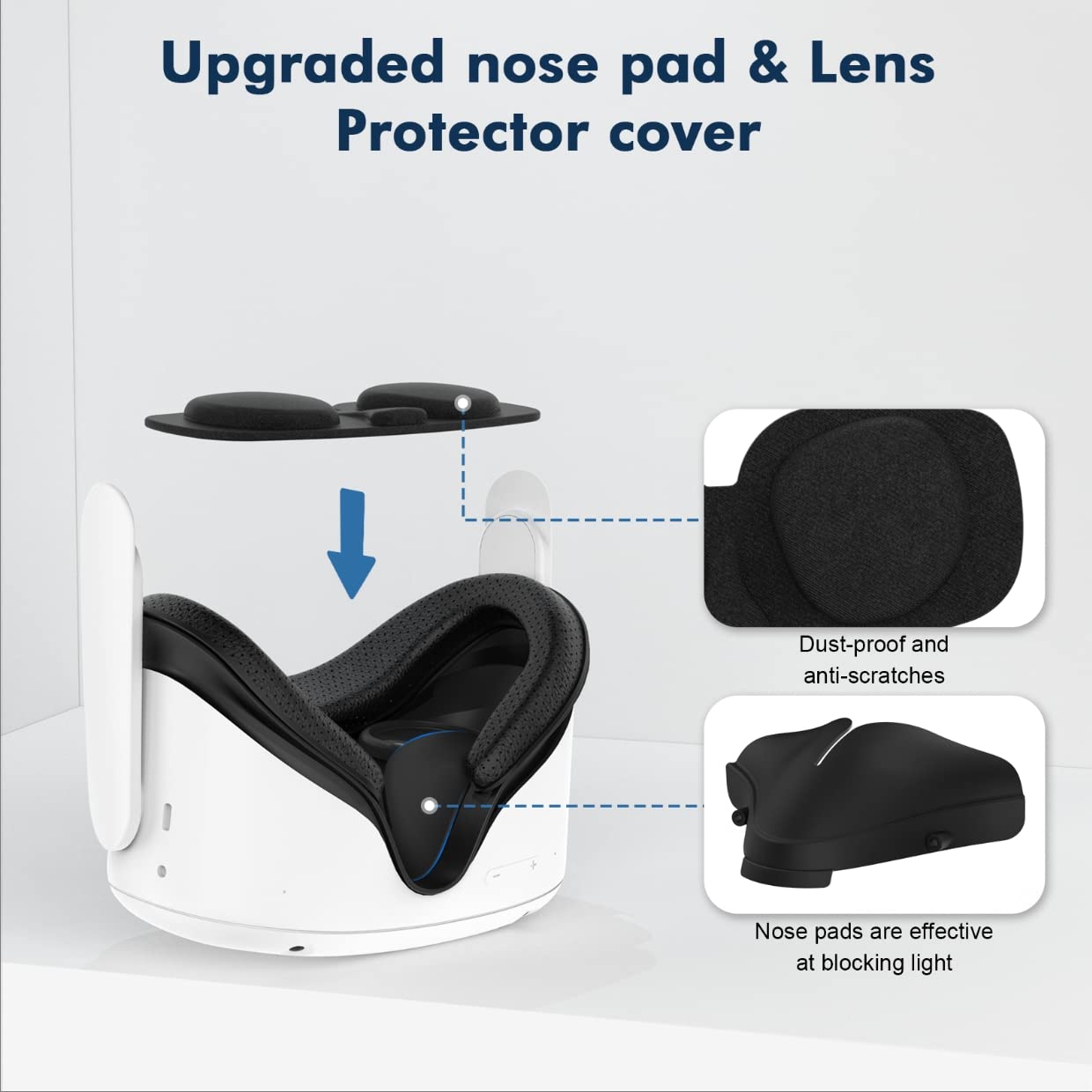 Foto 6 pulgar | Almohadilla Facial De Repuesto M Amvr Compatible Con Quest 2 - Venta Internacional.
