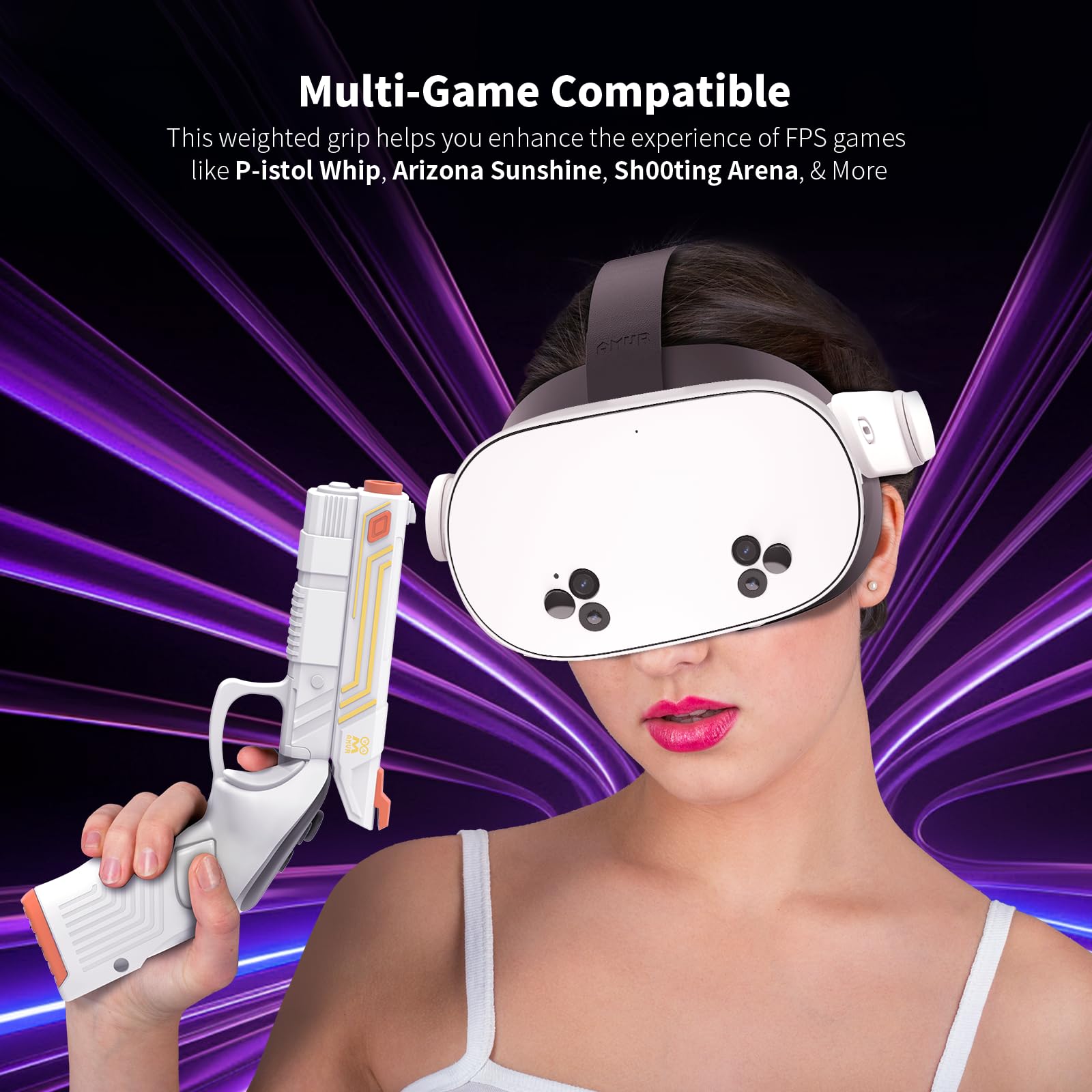 Foto 6 | Accesorio Vr G-un Stock Compatible Con Amvr Con Meta/oculus Quest 3 - Venta Internacional.