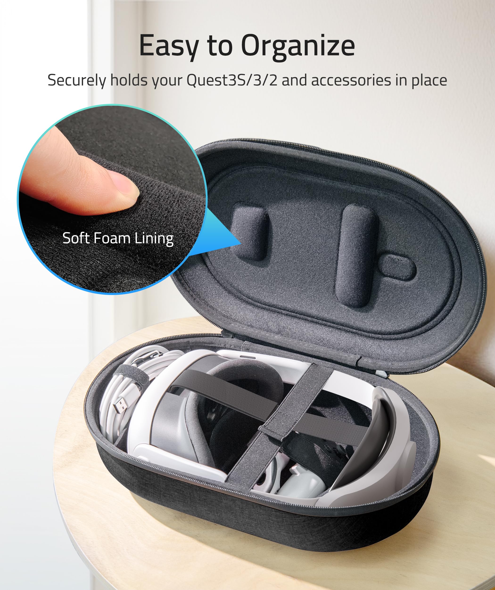 Foto 5 pulgar | Funda De Transporte Syntech Compatible Con Meta Quest 3s/quest 3/quest 2 - Venta Internacional.