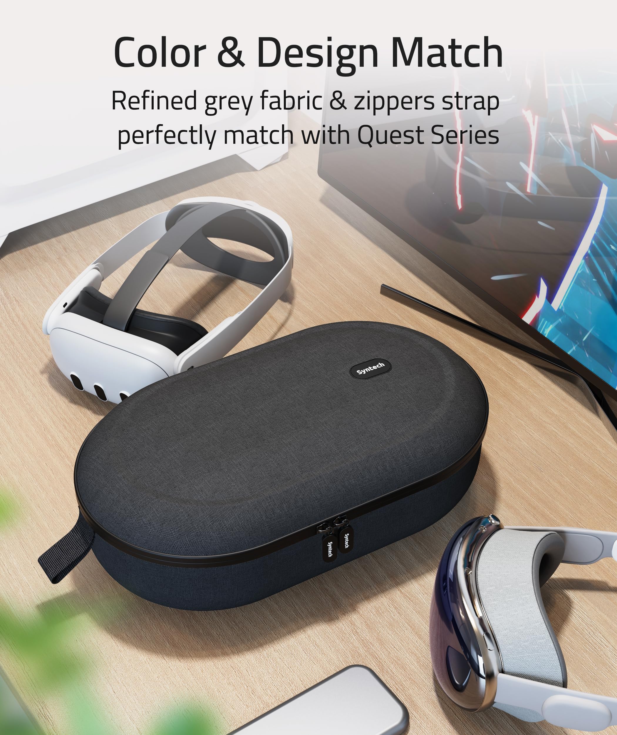 Foto 7 | Funda De Transporte Syntech Compatible Con Meta Quest 3s/quest 3/quest 2 - Venta Internacional.