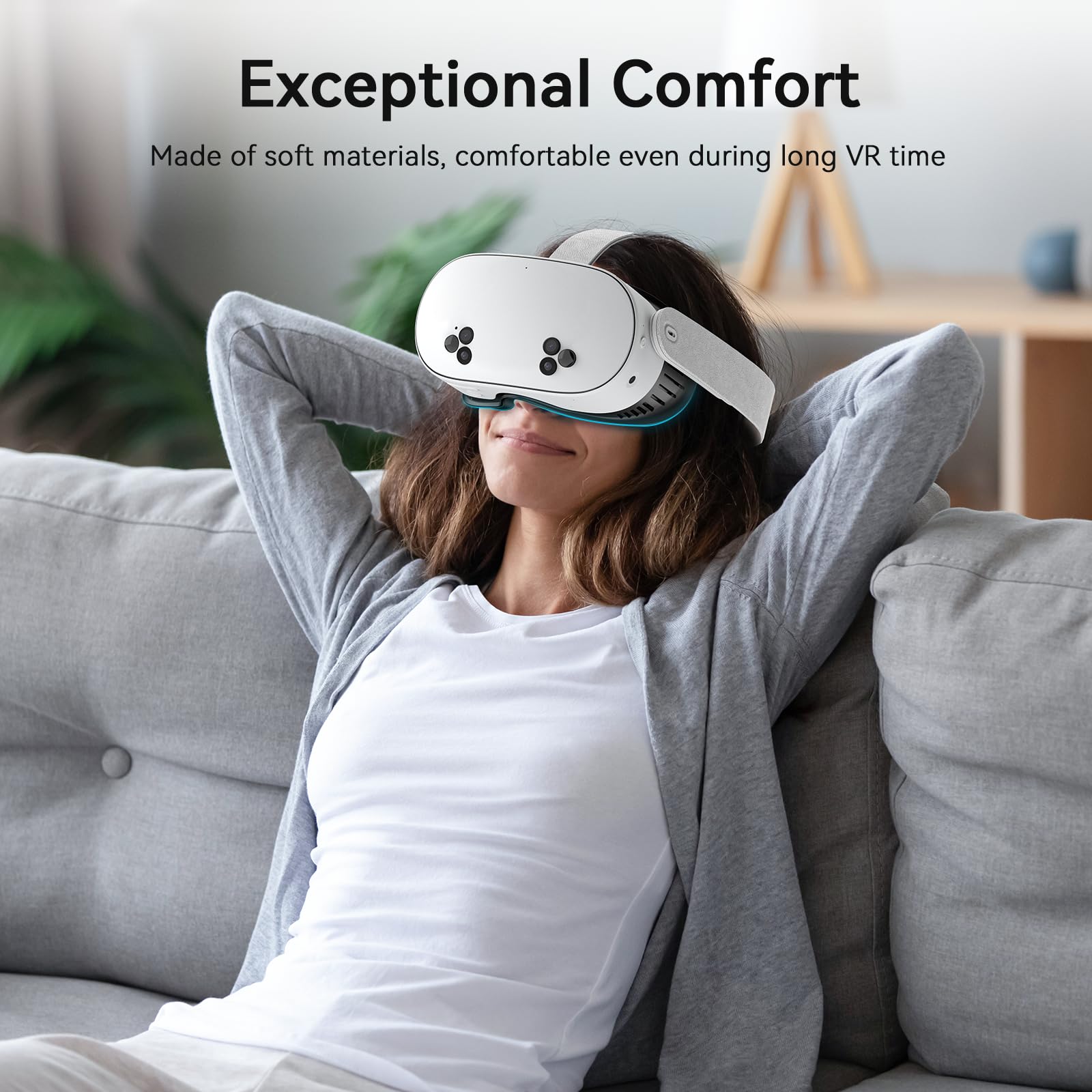Foto 5 pulgar | Funda De Interfaz Facial Face Pad Para Meta/oculus Quest 3s - Venta Internacional.