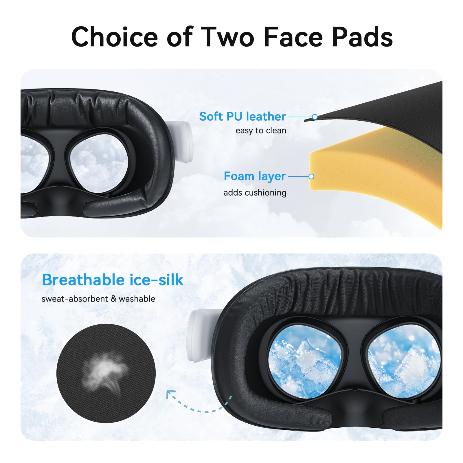Foto 7 pulgar | Funda De Interfaz Facial Face Pad Para Meta/oculus Quest 3s - Venta Internacional.