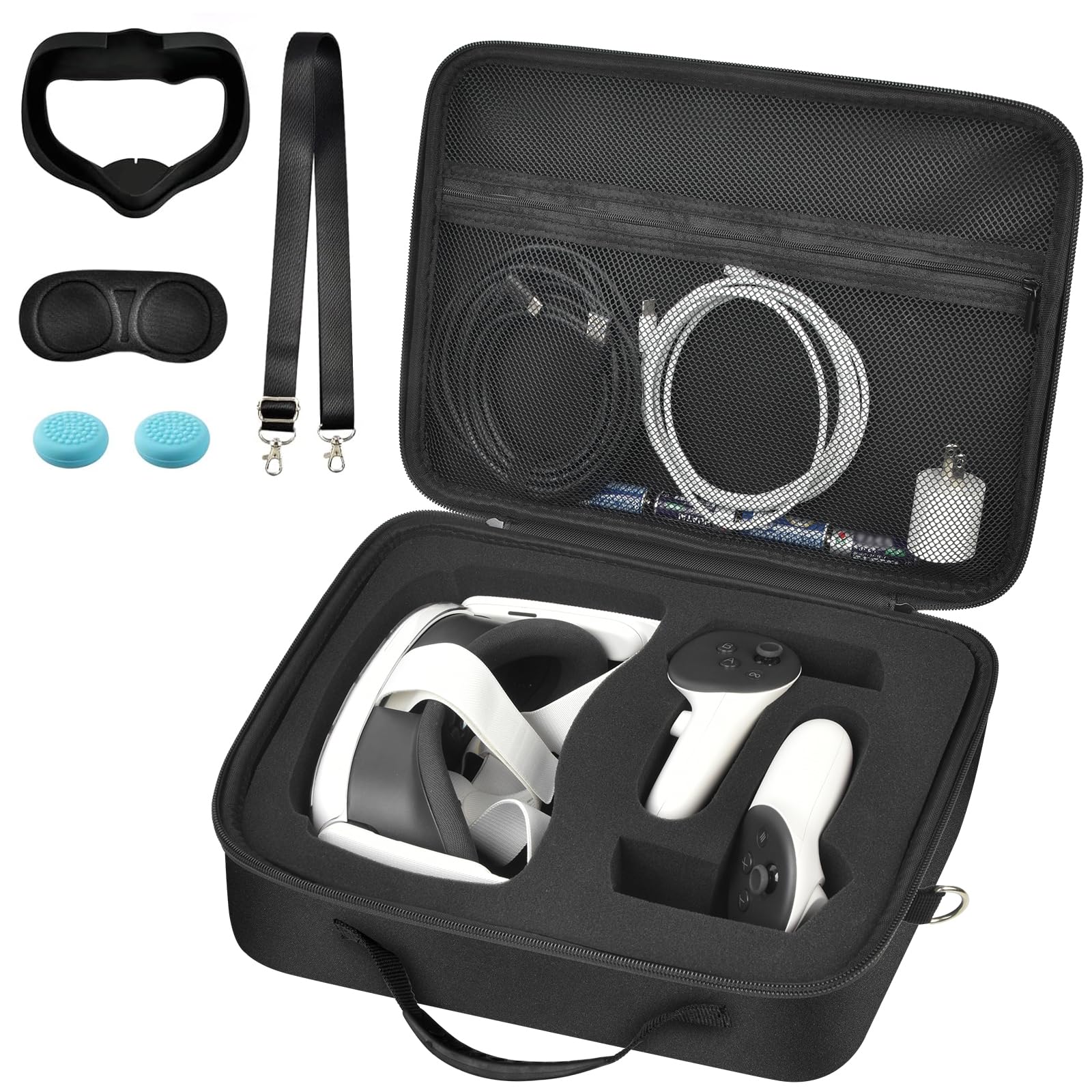 Foto 2 pulgar | Funda De Transporte Comecase Para Auriculares Oculus Quest 2 Vr, Color Negro - Venta Internacional.