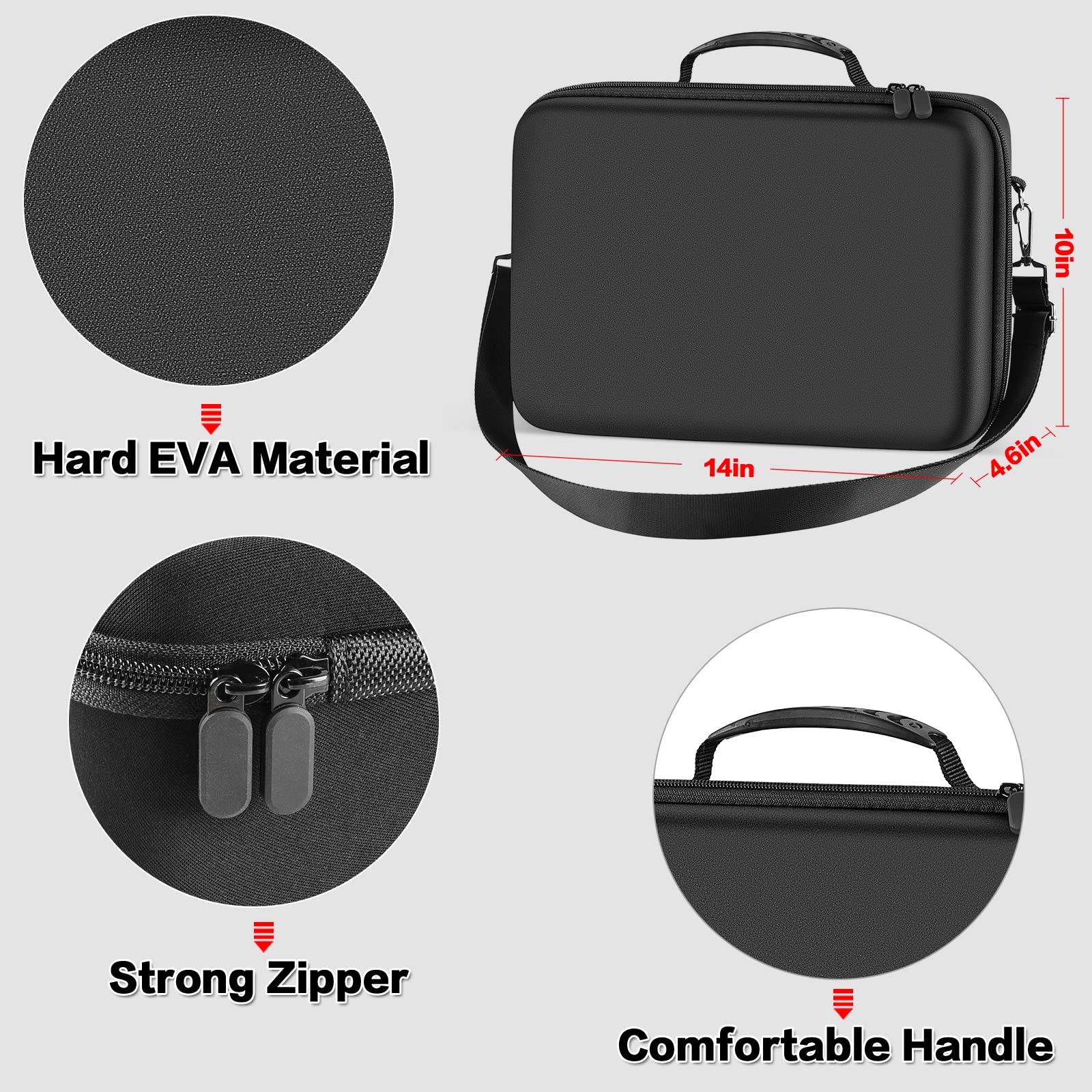 Foto 4 pulgar | Funda De Transporte Comecase Para Auriculares Oculus Quest 2 Vr, Color Negro - Venta Internacional.