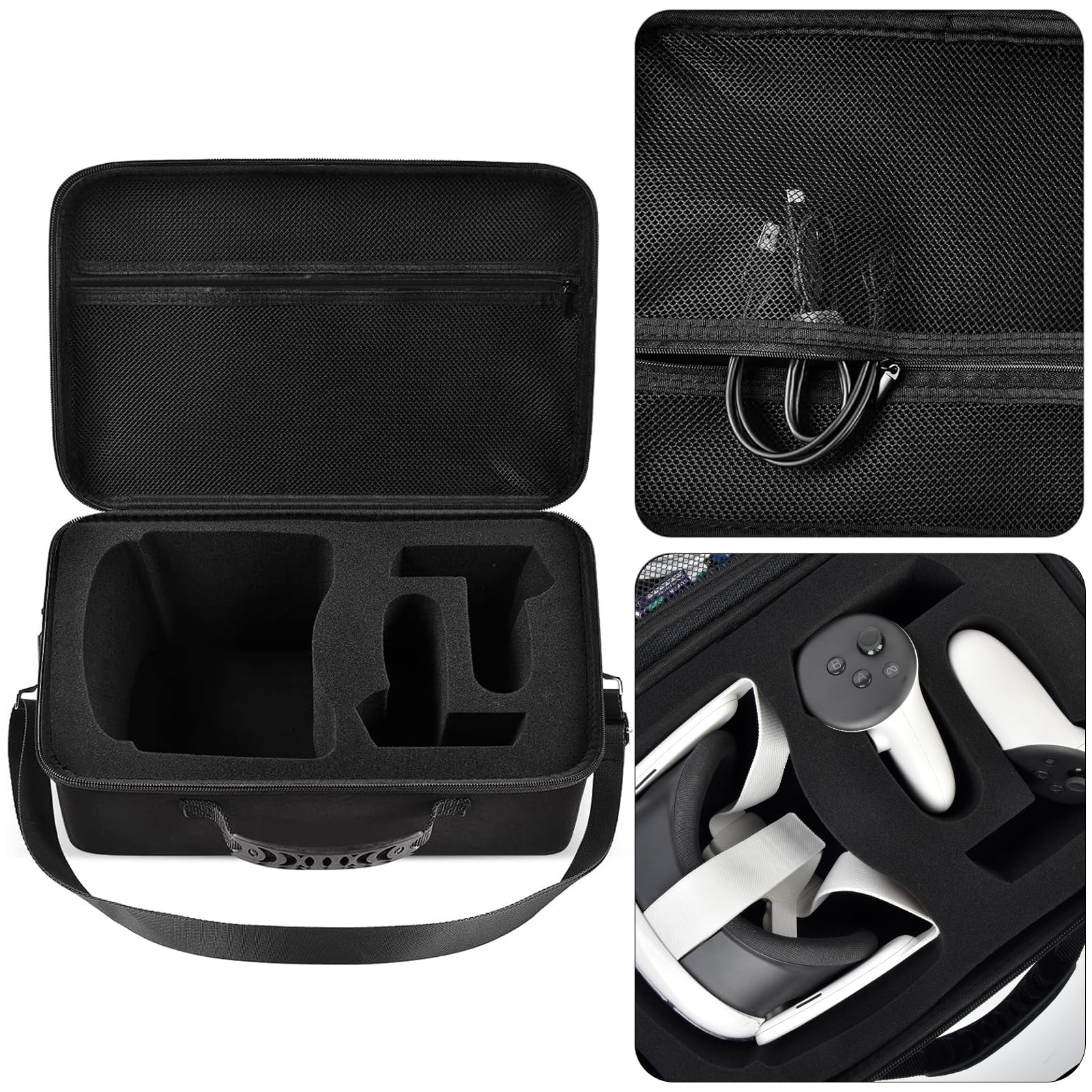 Foto 5 pulgar | Funda De Transporte Comecase Para Auriculares Oculus Quest 2 Vr, Color Negro - Venta Internacional.
