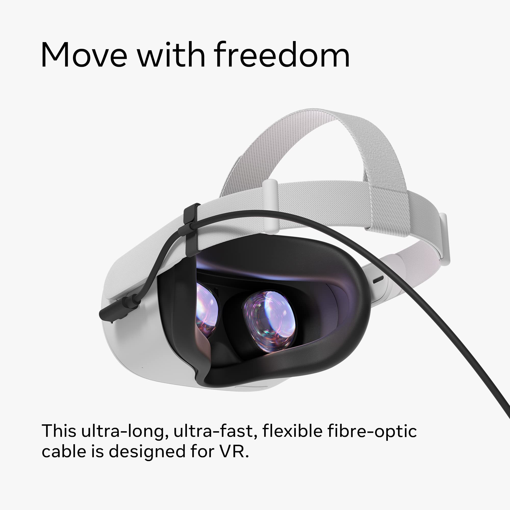 Foto 4 pulgar | Cable De Auriculares De Realidad Virtual Meta Quest Link De 5 M Para Pc Vr - Venta Internacional.