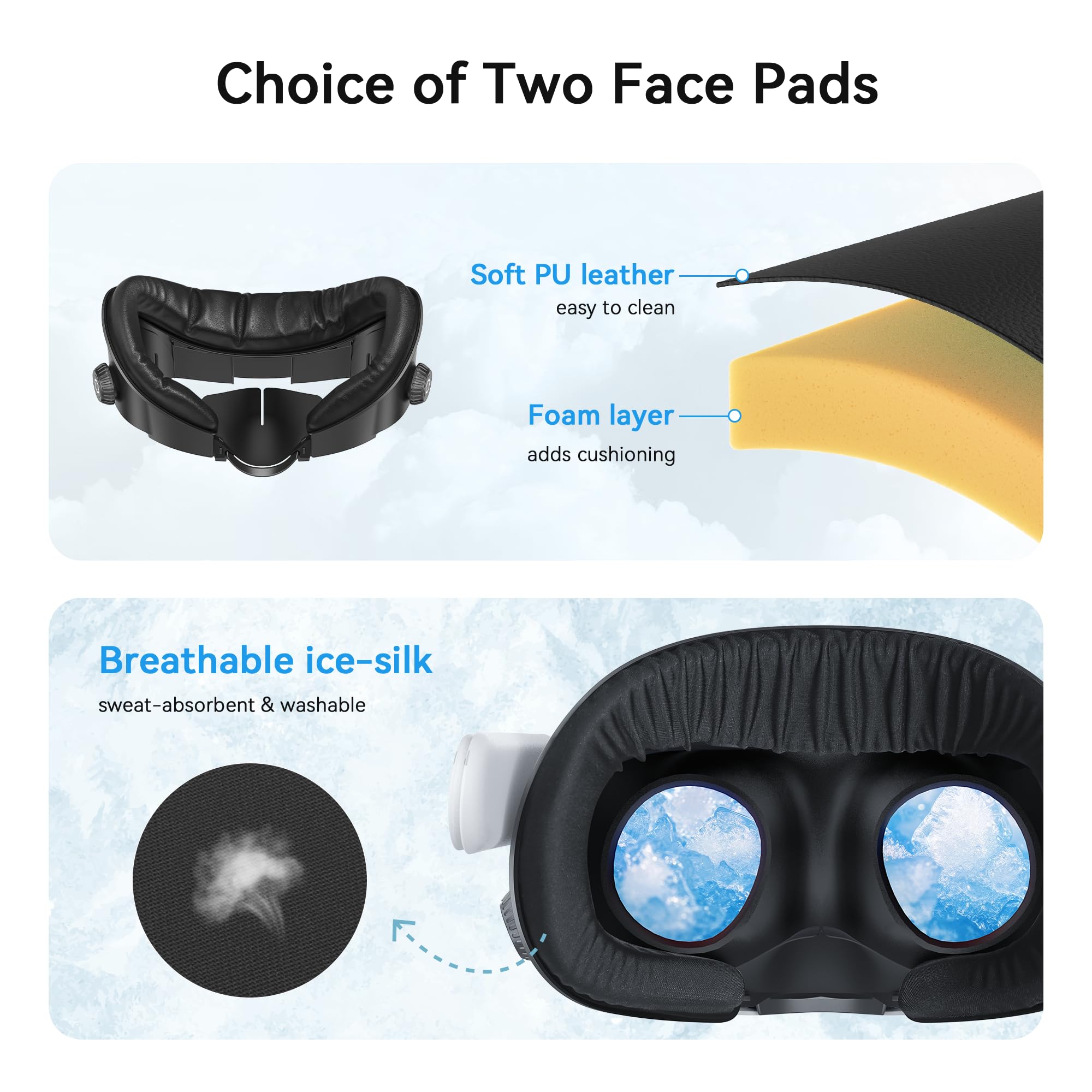 Foto 4 | Cómoda Almohadilla Facial Con Interfaz Facial Para Meta/oculus Quest 3 Amvr - Venta Internacional.