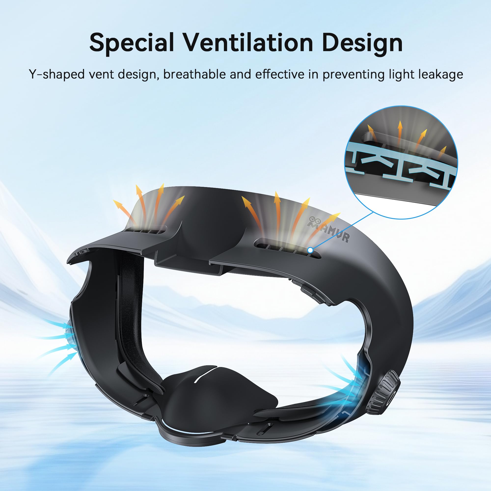 Foto 6 pulgar | Cómoda Almohadilla Facial Con Interfaz Facial Para Meta/oculus Quest 3 Amvr - Venta Internacional.