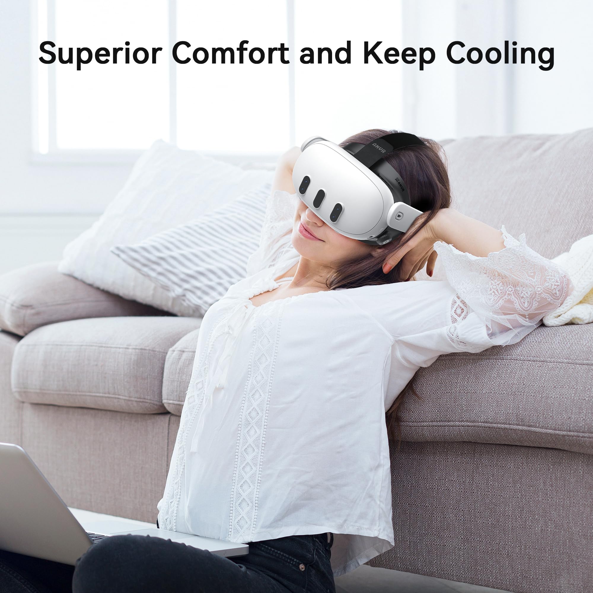 Foto 7 pulgar | Cómoda Almohadilla Facial Con Interfaz Facial Para Meta/oculus Quest 3 Amvr - Venta Internacional.
