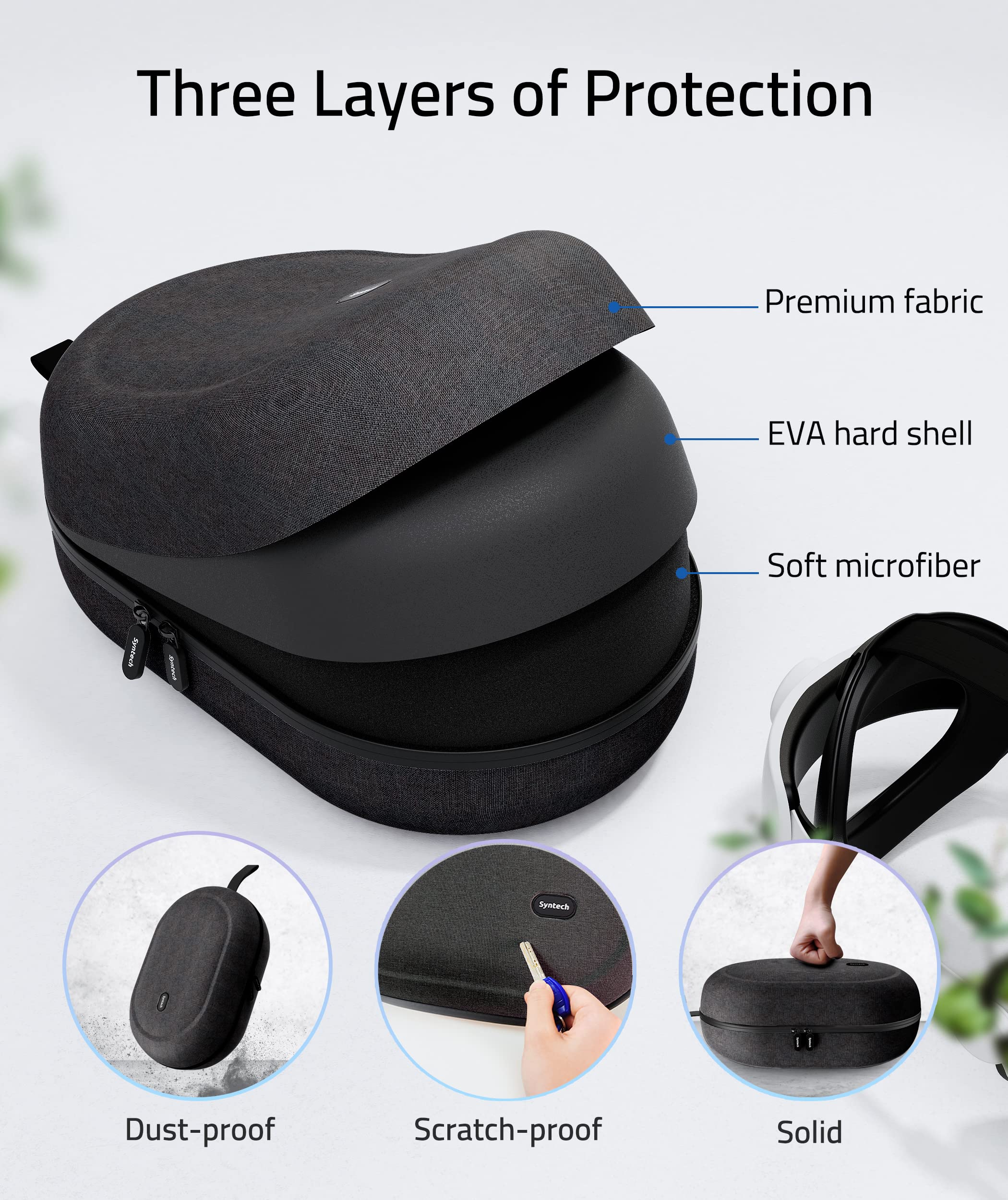Foto 5 | Funda De Transporte Syntech Large Hard Para Meta Quest 3s/oculus Quest 3/2/pro/pico4 - Venta Internacional.