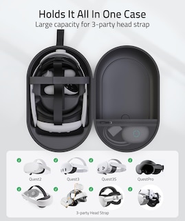Foto 2 | Funda De Transporte Syntech Large Hard Para Meta Quest 3s/oculus Quest 3/2/pro/pico4 Vr - Venta Internacional.