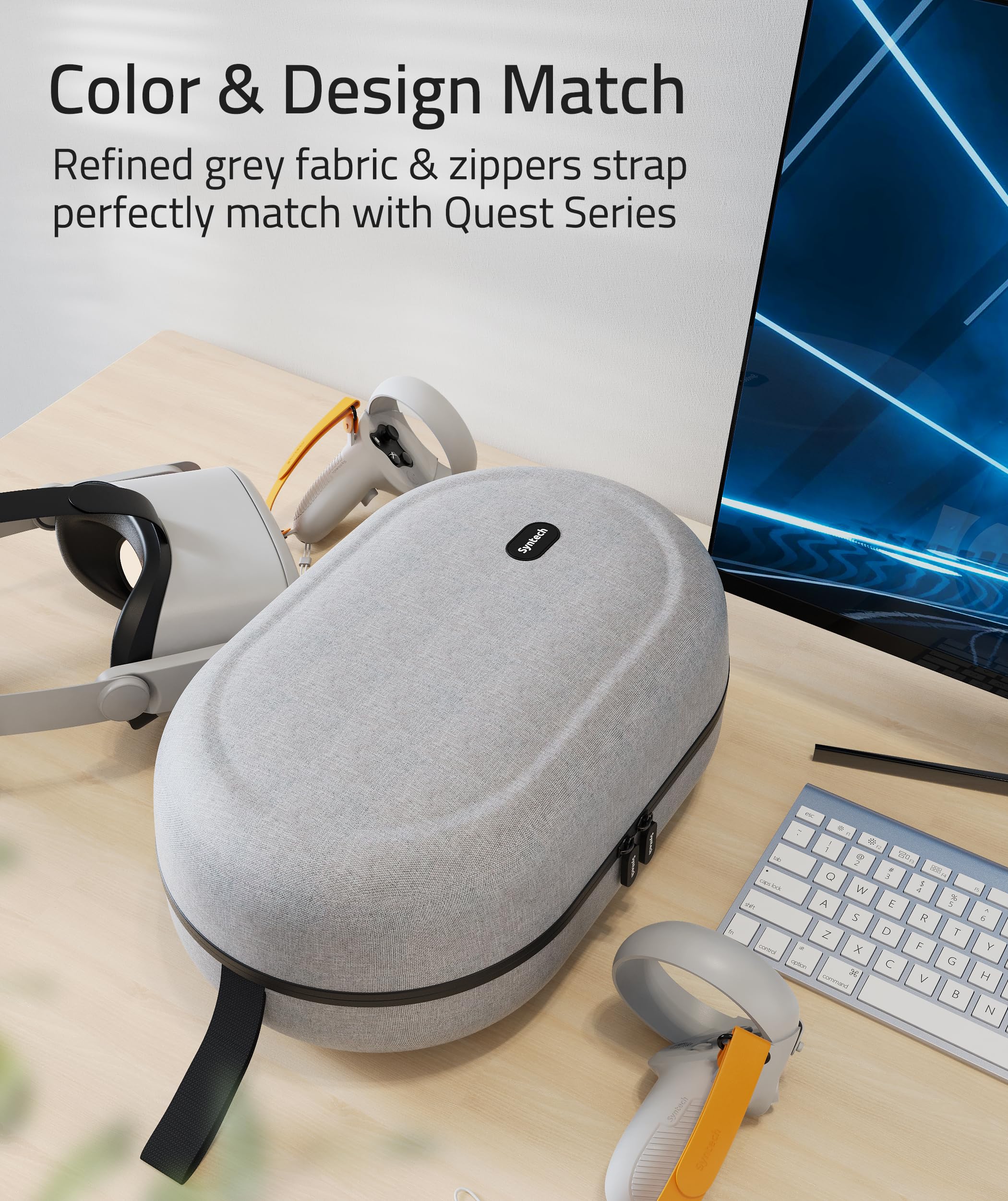 Foto 7 pulgar | Funda De Transporte Syntech Large Hard Para Meta Quest 3s/oculus Quest 3/2/pro/pico4 Vr - Venta Internacional.
