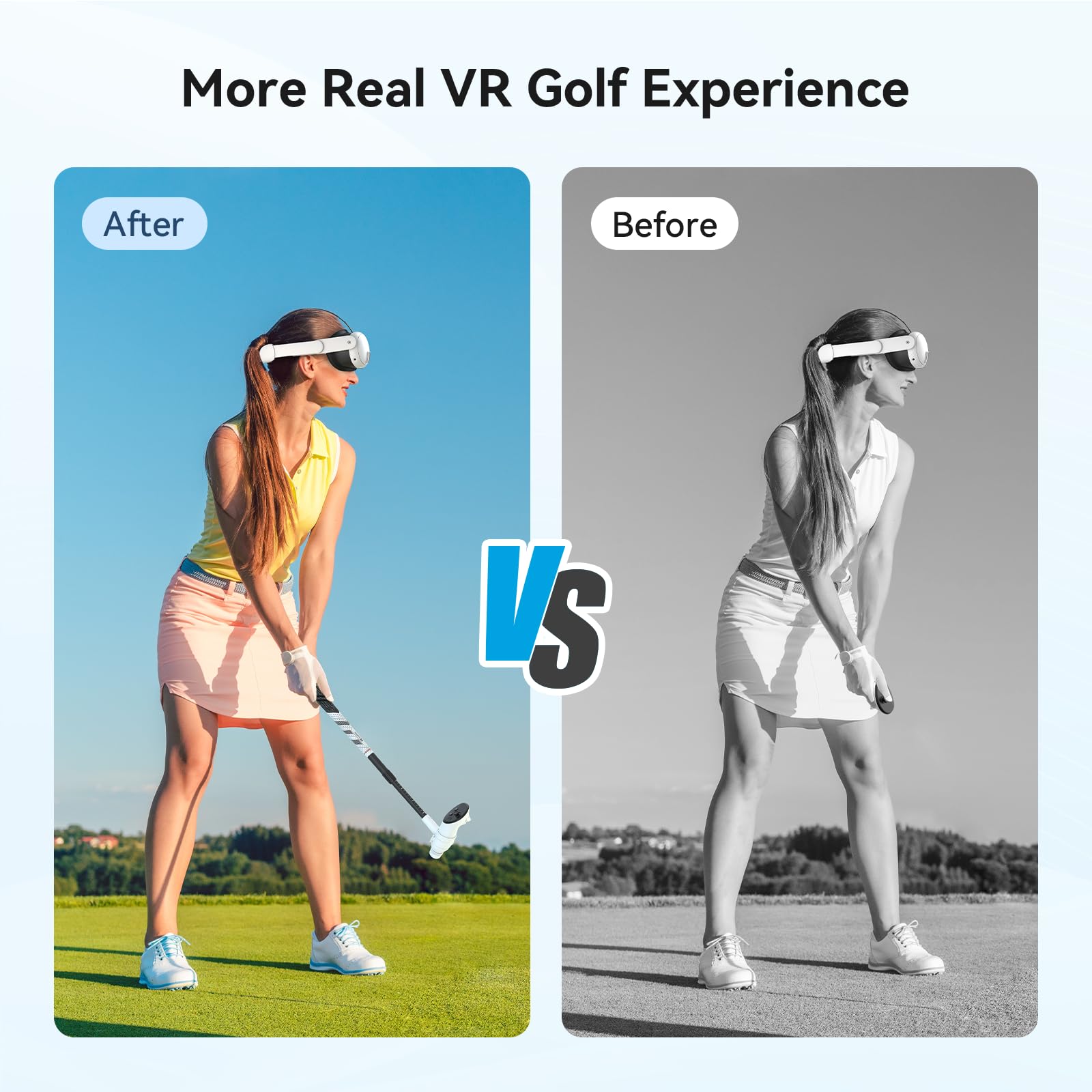 Foto 2 | Empuñadura De Simulador De Golf Vr Amvr Ajustable Para Quest 3s - Venta Internacional.