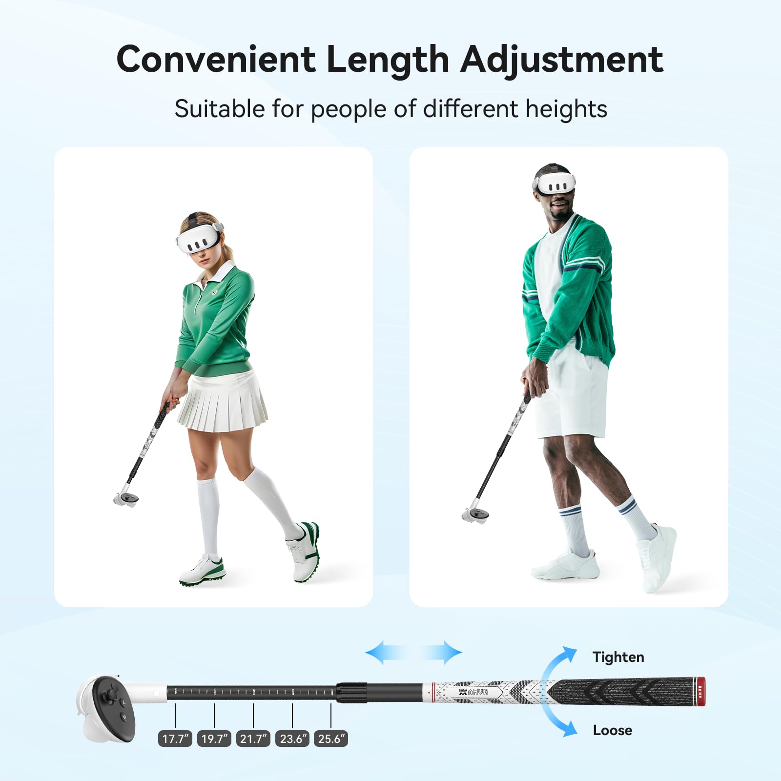 Foto 3 | Empuñadura De Simulador De Golf Vr Amvr Ajustable Para Quest 3s - Venta Internacional.