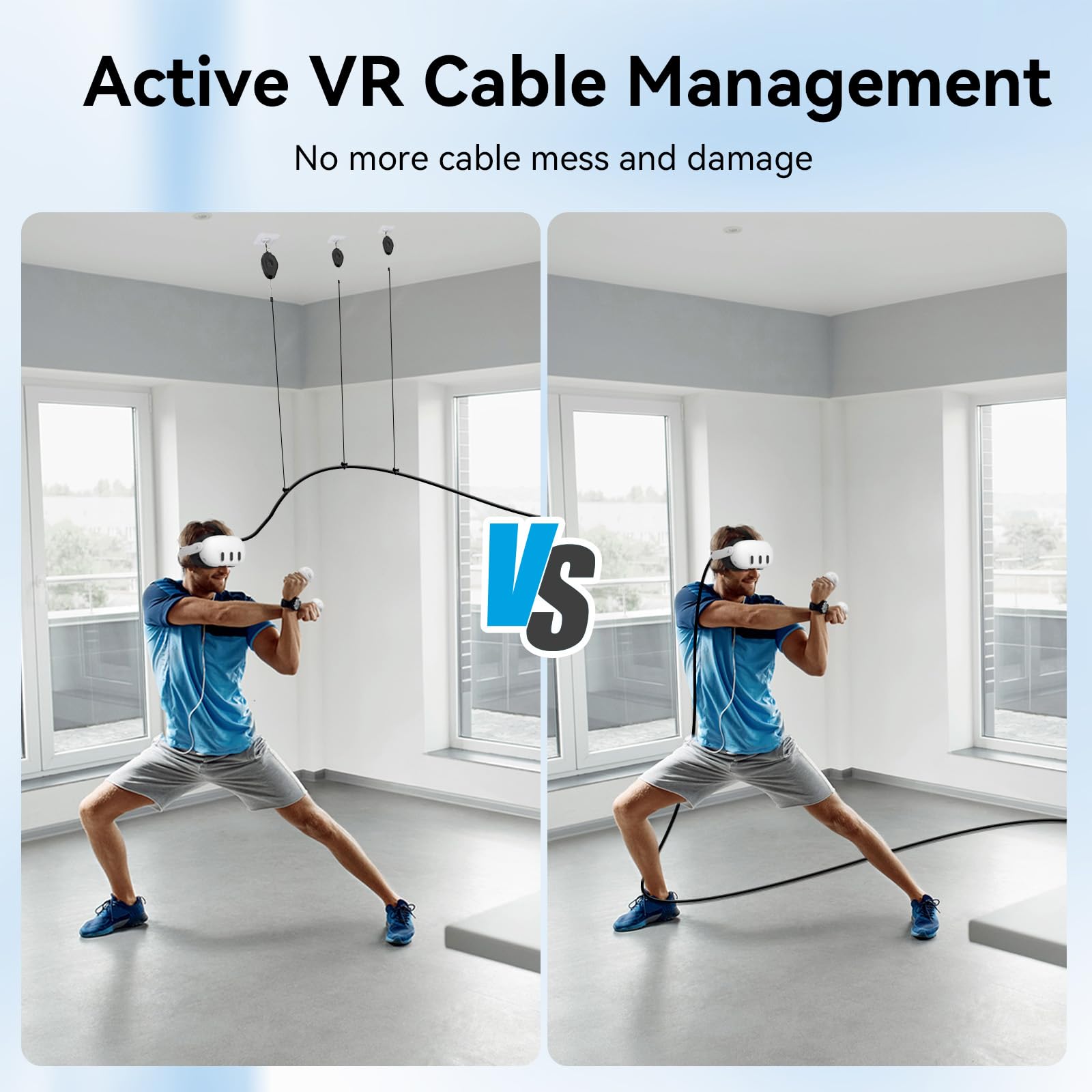 Foto 3 pulgar | Sistema De Gestión De Cables Vr Amvr Para Oculus Quest 3/2/rift - Venta Internacional.