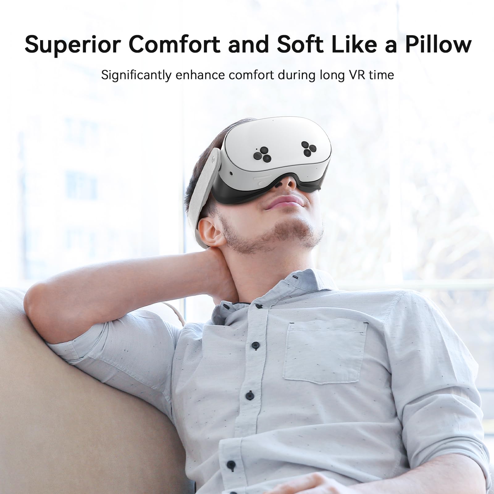 Foto 4 pulgar | Funda De Almohadilla Facial Con Interfaz Facial Para Meta/oculus Quest 3s - Venta Internacional.