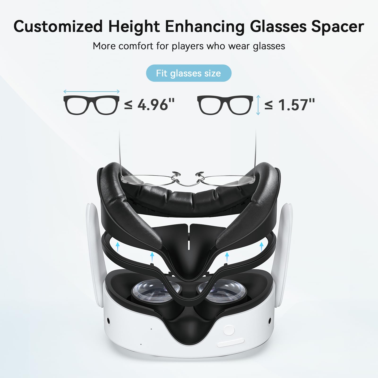 Foto 7 pulgar | Funda De Almohadilla Facial Con Interfaz Facial Para Meta/oculus Quest 3s - Venta Internacional.