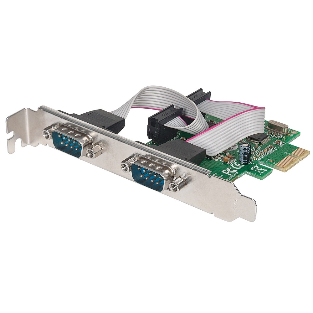 Tarjeta Serial Pci Express Manhattan 152082 Dos Puertos Db9 $559