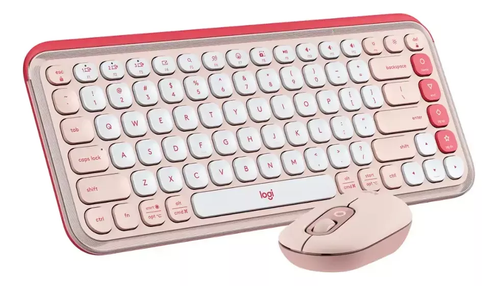 Combo Teclado Y Mouse Logitech Pop Icon Tkl