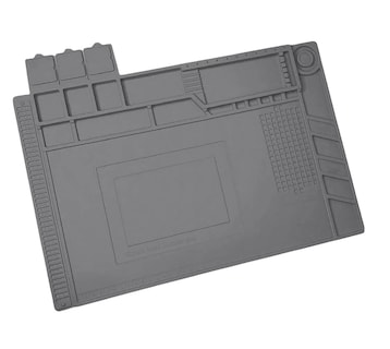 Foto 1 | Tapete Antiestatico Silicon Área de Trabajo + Kit de Herramientas Gris