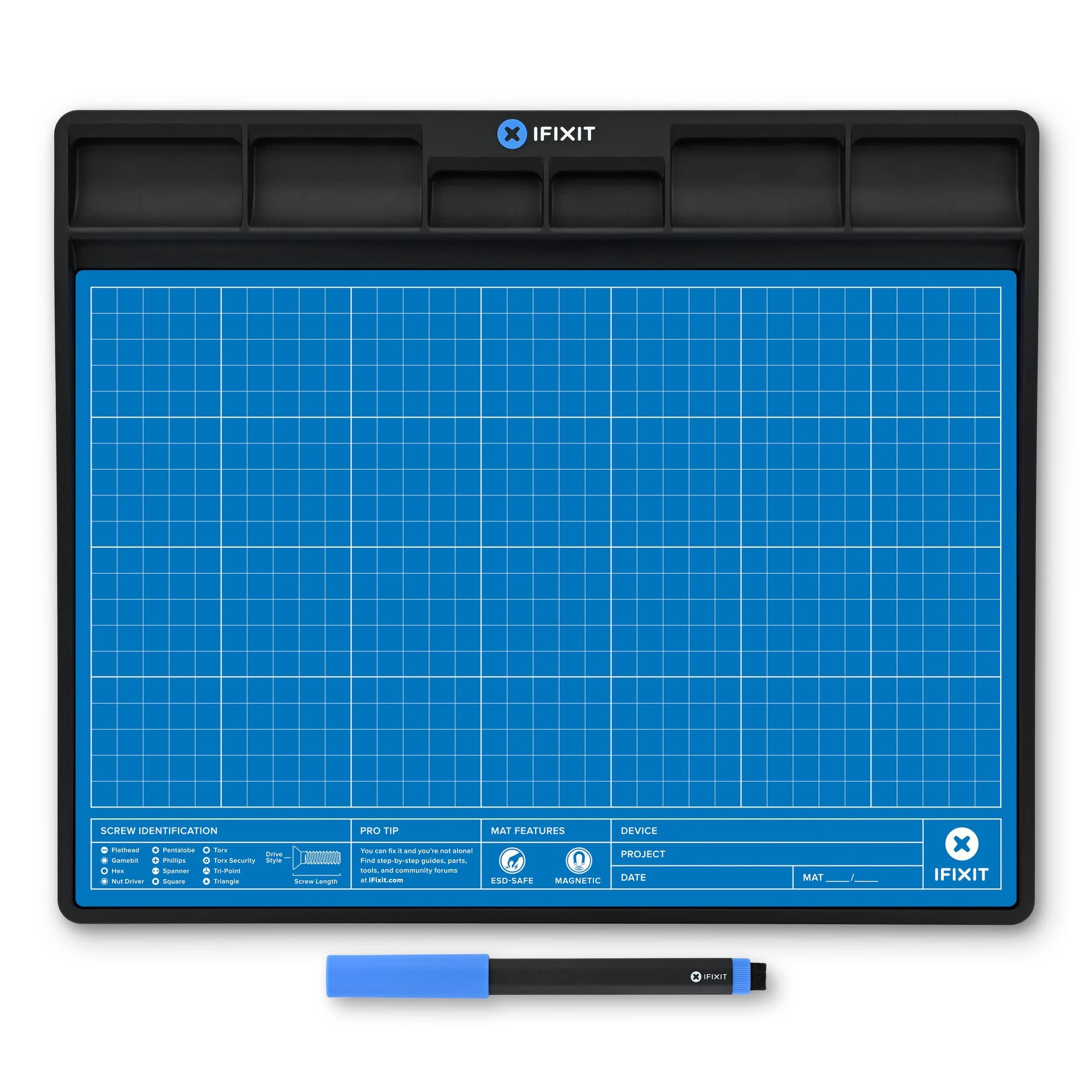 Organizador Ifixit Fixmat Magnético Para Reparación Electrónica Con Garantía De Por Vida - Venta Internacional.