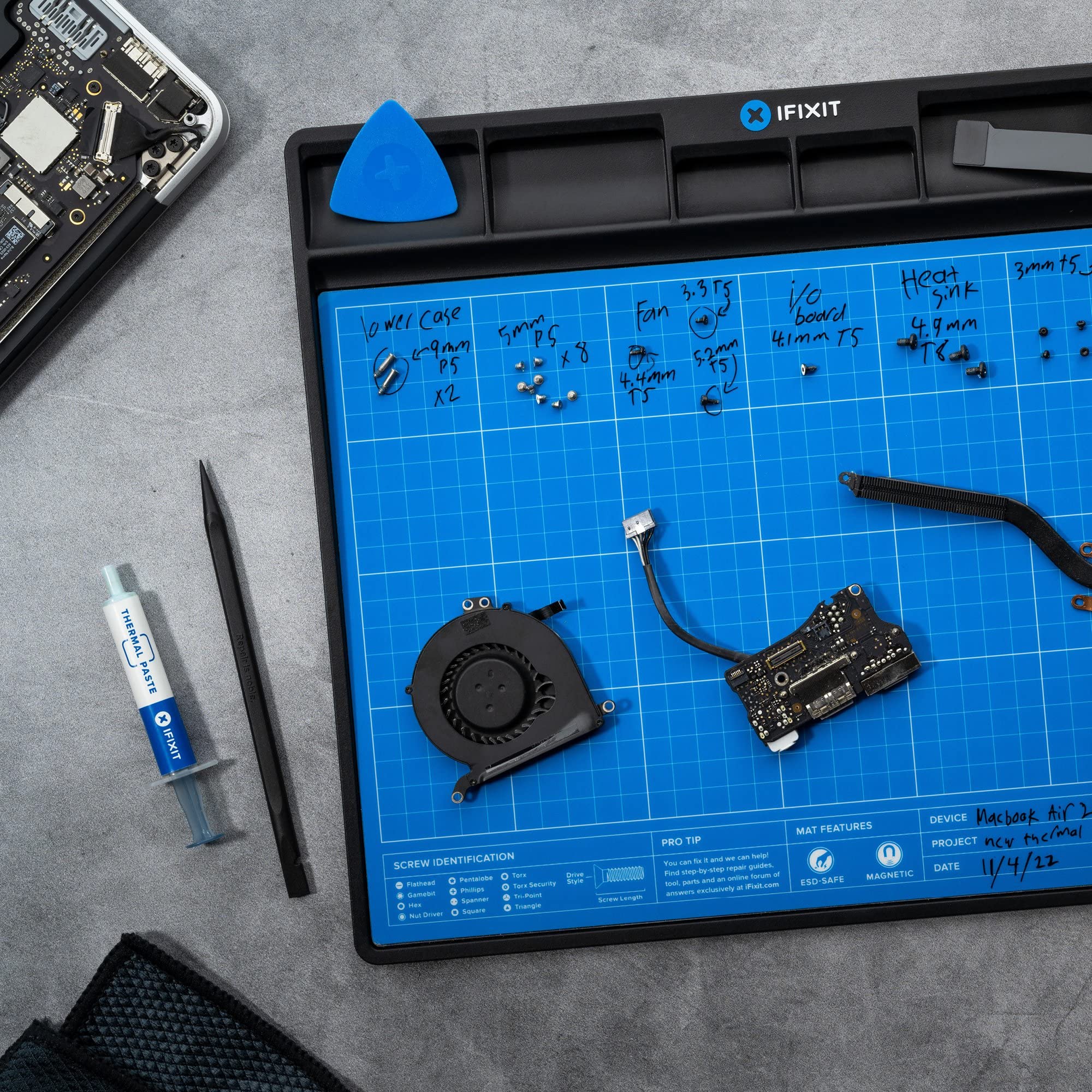 Foto 4 | Organizador Ifixit Fixmat Magnético Para Reparación Electrónica Con Garantía De Por Vida - Venta Internacional.