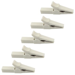 Foto 2 | Pinzas Cocodrilo 55mm Mxjek-005 Ventdepot 5 Piezas Blanco