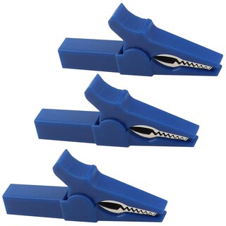 Foto 2 | Conector De Cocodrilo Mxjeb-003 Ventdepot 3 Piezas Azul