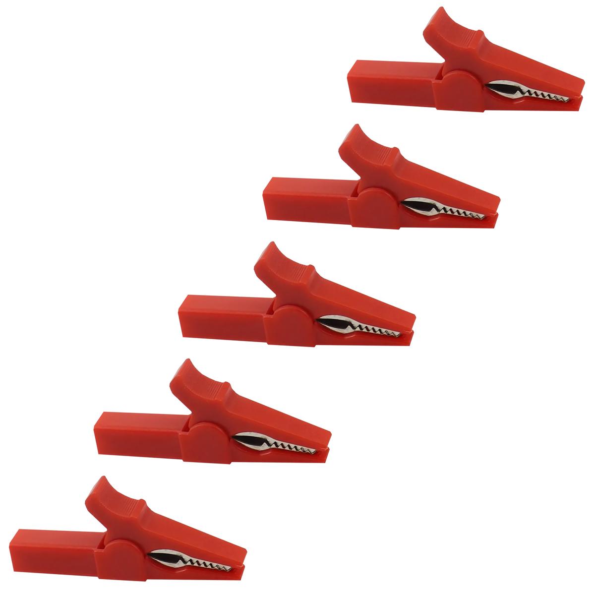 Pinzas De Conexión Rápida Mxjen-005 Ventdepot 5 Piezas Rojo