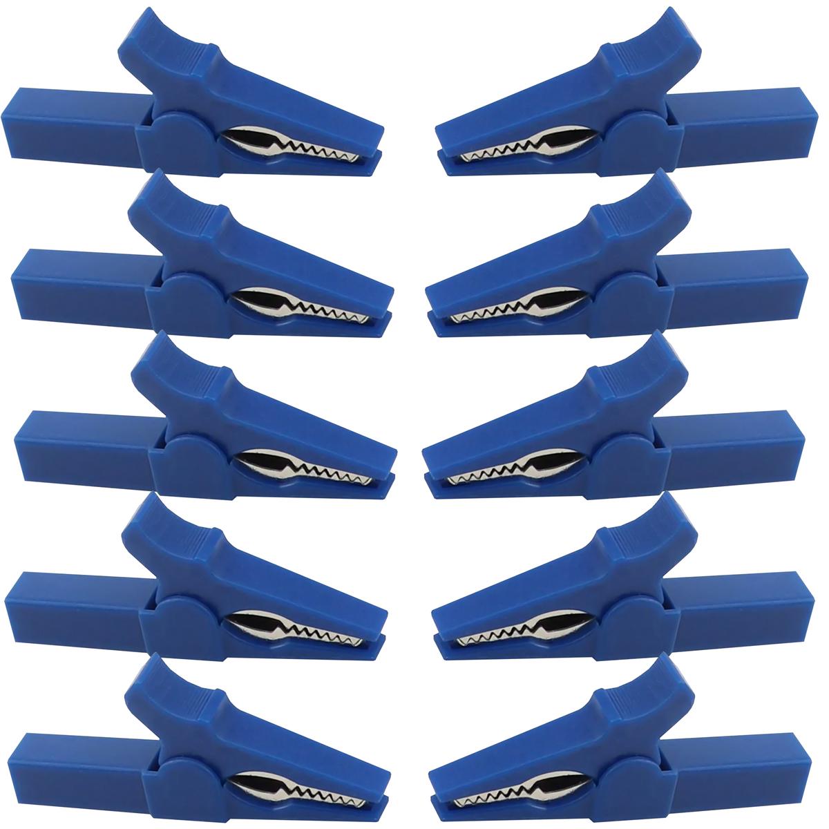Pinza Para Baterías Mxjeb-006 Ventdepot 10 Piezas Azul