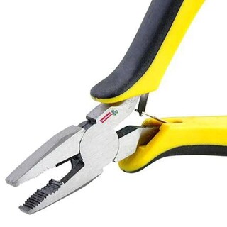 Foto 3 | Mini Pinza De Electricista Ventdepot Mxmie-001 1 Pieza Amarillo